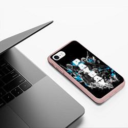 Чехол iPhone 7/8 матовый Pay Day Brothers, цвет: 3D-светло-розовый — фото 2