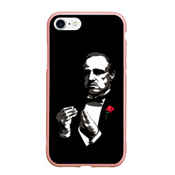 Чехол iPhone 7/8 матовый Крёстный Отец The Godfather