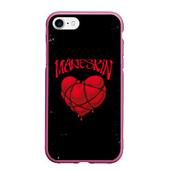Чехол iPhone 7/8 матовый Maneskin Монэскин Z, цвет: 3D-малиновый