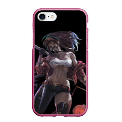 Чехол iPhone 7/8 матовый KDA- Akali