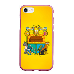 Чехол iPhone 7/8 матовый Simpsons nation