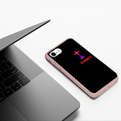 Чехол iPhone 7/8 матовый STARBOY - The Weeknd, цвет: 3D-светло-розовый — фото 2