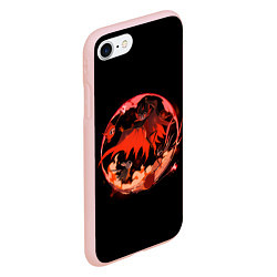 Чехол iPhone 7/8 матовый Мир Пустого рыцаря, цвет: 3D-светло-розовый — фото 2