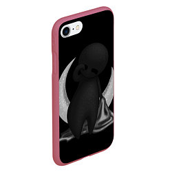 Чехол iPhone 7/8 матовый Соня, цвет: 3D-малиновый — фото 2