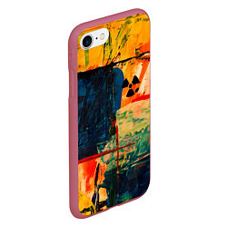 Чехол iPhone 7/8 матовый Энди Уорхол! Stalker, цвет: 3D-малиновый — фото 2