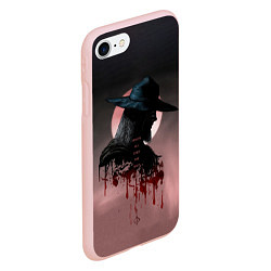 Чехол iPhone 7/8 матовый Blind Hunter, цвет: 3D-светло-розовый — фото 2