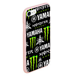 Чехол iPhone 7/8 матовый YAMAHA X MONSTER SPORT, цвет: 3D-светло-розовый — фото 2