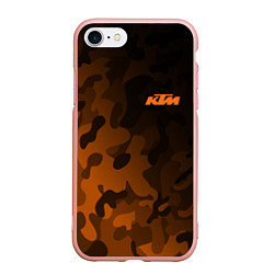 Чехол iPhone 7/8 матовый KTM КТМ CAMO RACING