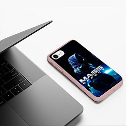 Чехол iPhone 7/8 матовый MASS EFFECT ТАЛИ ЗОРА, цвет: 3D-светло-розовый — фото 2