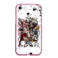 Чехол iPhone 7/8 матовый Пираты One Piece Большой куш