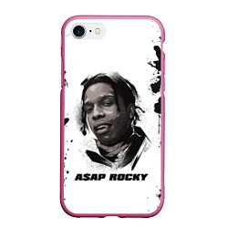 Чехол iPhone 7/8 матовый АСАП ASAP ROCKY Z, цвет: 3D-малиновый