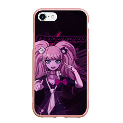 Чехол iPhone 7/8 матовый Джунко Эношима Данганронпа, цвет: 3D-светло-розовый