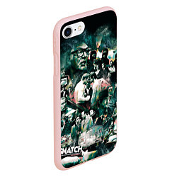 Чехол iPhone 7/8 матовый Большой куш: Персонажи, цвет: 3D-светло-розовый — фото 2