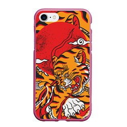 Чехол iPhone 7/8 матовый Год тигра