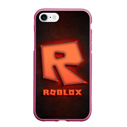 Чехол iPhone 7/8 матовый ROBLOX NEON RED