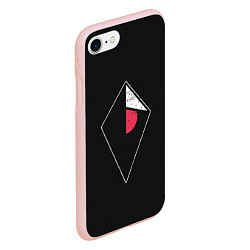 Чехол iPhone 7/8 матовый Атлас, цвет: 3D-светло-розовый — фото 2