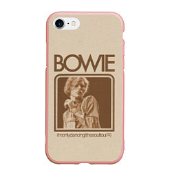 Чехол iPhone 7/8 матовый Im Only Dancing - David Bowie