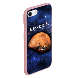 Чехол iPhone 7/8 матовый Space X, цвет: 3D-баблгам — фото 2