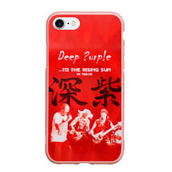 Чехол iPhone 7/8 матовый Deep Purple To The Rising Sun, цвет: 3D-светло-розовый