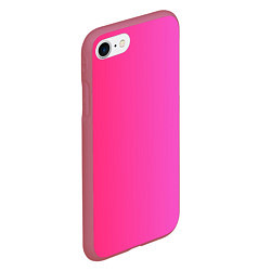 Чехол iPhone 7/8 матовый Красивый градиент, цвет: 3D-малиновый — фото 2