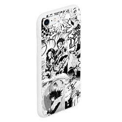 Чехол iPhone 7/8 матовый Клинок, рассекающий демонов, МАНГА, цвет: 3D-белый — фото 2