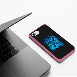 Чехол iPhone 7/8 матовый Джолин Куджо Джо Джо, цвет: 3D-малиновый — фото 2