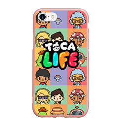 Чехол iPhone 7/8 матовый Toca Life: Faces