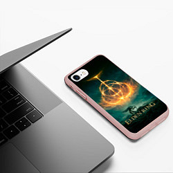 Чехол iPhone 7/8 матовый Elden Ring Game Art, цвет: 3D-светло-розовый — фото 2
