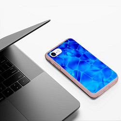 Чехол iPhone 7/8 матовый Ice Under Water, цвет: 3D-светло-розовый — фото 2