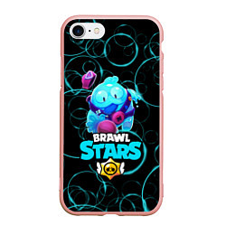 Чехол iPhone 7/8 матовый Brawl Stars Сквик Squeak