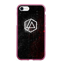 Чехол iPhone 7/8 матовый Linkin Park Logo Линкин Парк