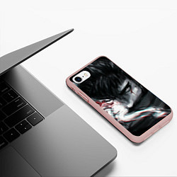 Чехол iPhone 7/8 матовый BERSERK БЕРСЕРК ГАТС, цвет: 3D-светло-розовый — фото 2