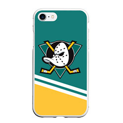 Чехол iPhone 7/8 матовый Анахайм Дакс, NHL
