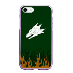 Чехол iPhone 7/8 матовый Саламандры цвет легиона цвета 3D-сиреневый — фото 1
