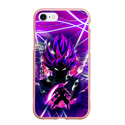 Чехол iPhone 7/8 матовый Гоку Блек Anime Dragon Ball Super Saiyan