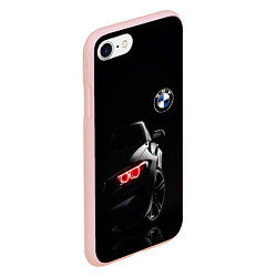 Чехол iPhone 7/8 матовый BMW МИНИМЛ, цвет: 3D-светло-розовый — фото 2