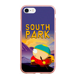 Чехол iPhone 7/8 матовый Эпичный Картман в горах Южный Парк