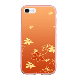 Чехол iPhone 7/8 матовый КАДЗУХА KAZUHA КРАСНЫЙ КЛЕН, цвет: 3D-светло-розовый