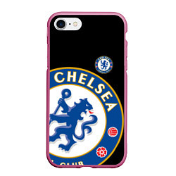 Чехол iPhone 7/8 матовый ЧЕЛСИ CHELSEA BIG LOGO