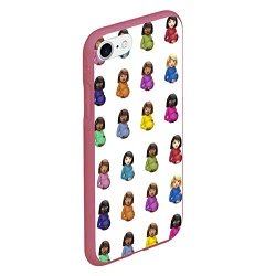 Чехол iPhone 7/8 матовый Drake CLB, цвет: 3D-малиновый — фото 2