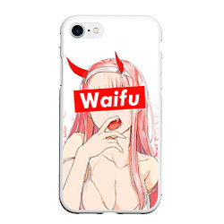 Чехол iPhone 7/8 матовый Waifu -02 Darling in the Franxx