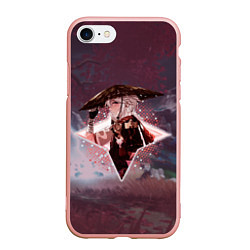 Чехол iPhone 7/8 матовый Кадзуха Каэдэхара в примогеме, цвет: 3D-светло-розовый