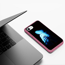 Чехол iPhone 7/8 матовый Хагги Вагги, цвет: 3D-малиновый — фото 2