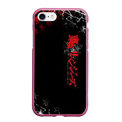 Чехол iPhone 7/8 матовый TOKYO REVENGERS RED STYLE TEAM