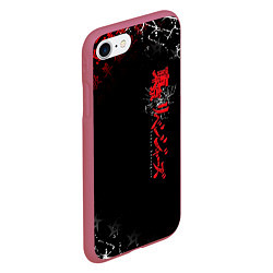 Чехол iPhone 7/8 матовый TOKYO REVENGERS RED STYLE TEAM, цвет: 3D-малиновый — фото 2