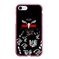 Чехол iPhone 7/8 матовый Tokyo Revengers Valhalla Glitch, цвет: 3D-малиновый