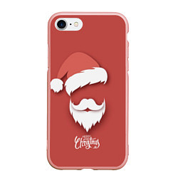 Чехол iPhone 7/8 матовый Merry Christmas Счастливого Рождества