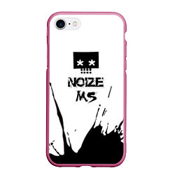 Чехол iPhone 7/8 матовый Noize MC Нойз МС 1, цвет: 3D-малиновый