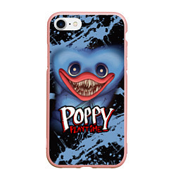 Чехол iPhone 7/8 матовый POPPY PLAYTIME: HUGGY, цвет: 3D-светло-розовый