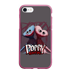 Чехол iPhone 7/8 матовый ХАГГИ ВАГГИ ПАРОЧКА - POPPY PLAYTIME